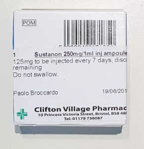 Sustanon/TRT Dosage for 2018