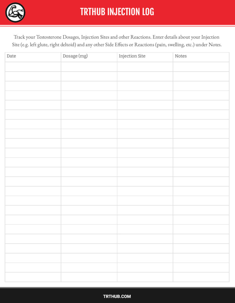 TRT Injection Log